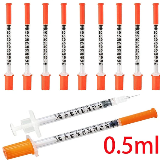 0.5ml Disposable Plastic Veterinary Syringes