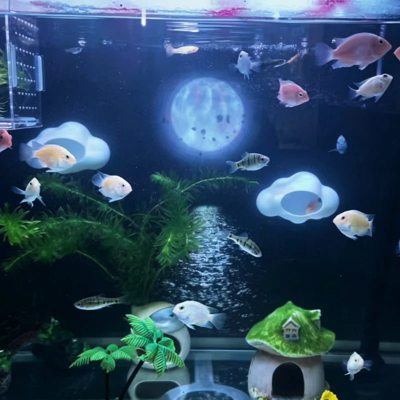 Cloud Shaped Fish Tank Cave Shelter Hideouts - ProPawPet.com