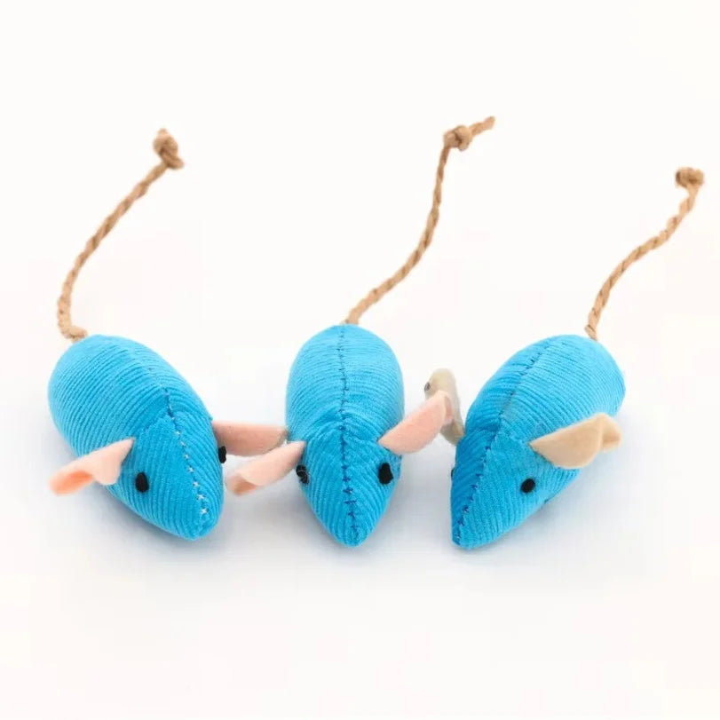Rattle Cat Mouse Toys Also Prefilled Catnip - ProPawPet.com