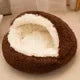 50CM 2 in 1 Soft Plush Pet Bed with Cover - ProPawPet.com