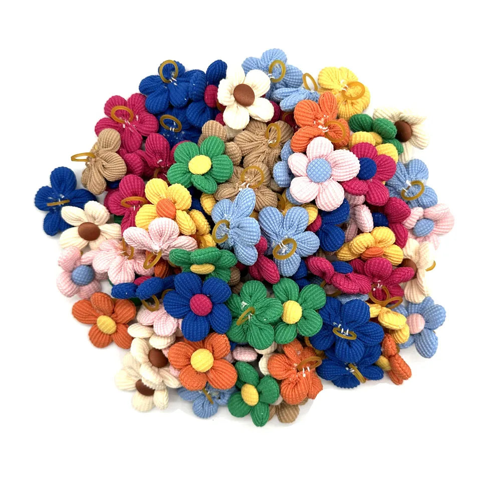 50/100PCS Flower Shape Decoration Cute Dog - ProPawPet.com