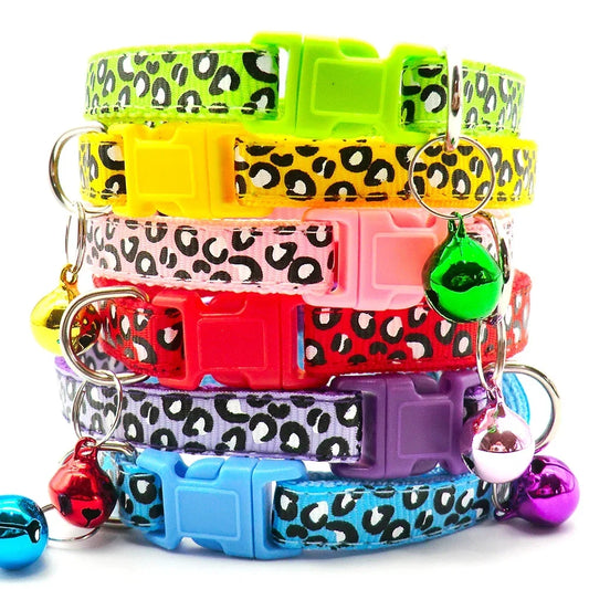 Adjustable Pet Collar Leopard Printed Cat - ProPawPet.com