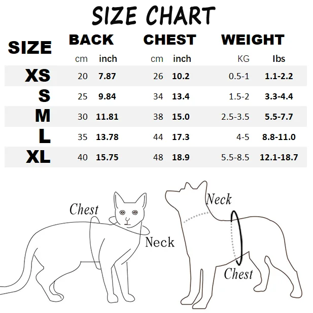 Striped Cat Shirts Stretchy Cat Clothes for - ProPawPet.com
