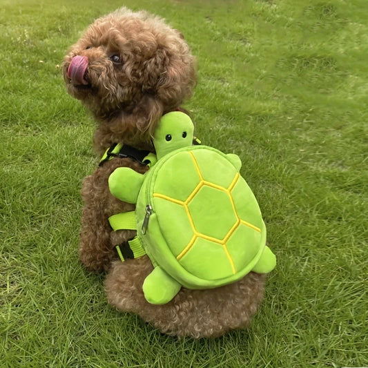 1× Cute Pet Turtle Backpack Adjustable Chest - ProPawPet.com