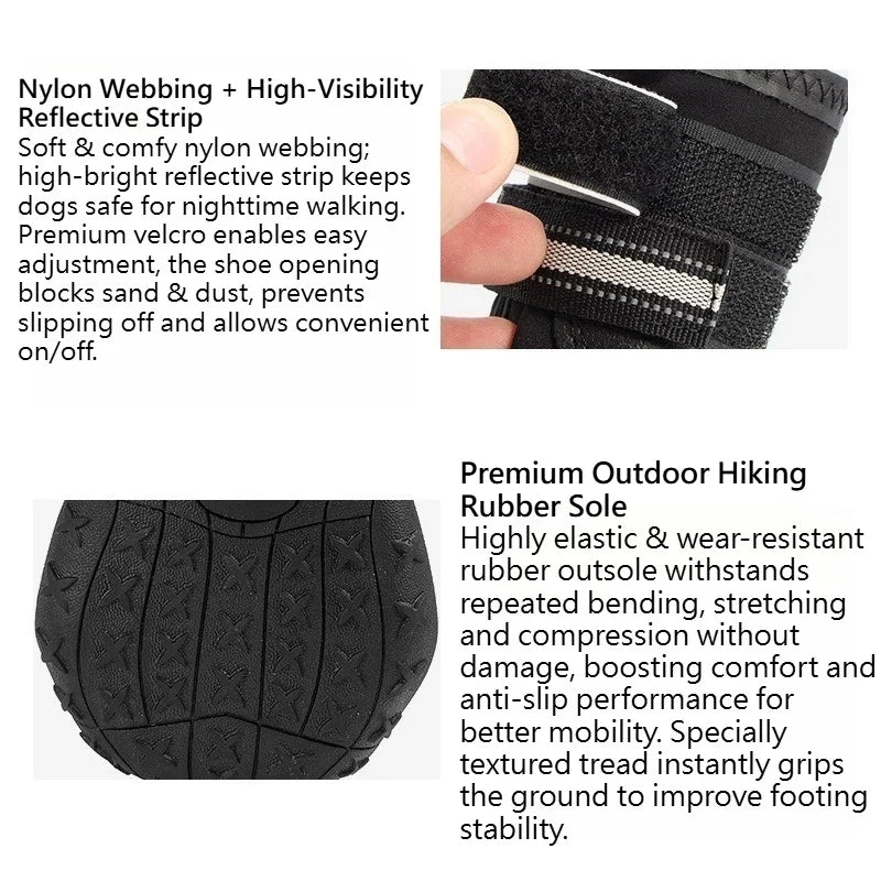 4pcs/set Waterproof Pet Dog Shoes for Summer - ProPawPet.com