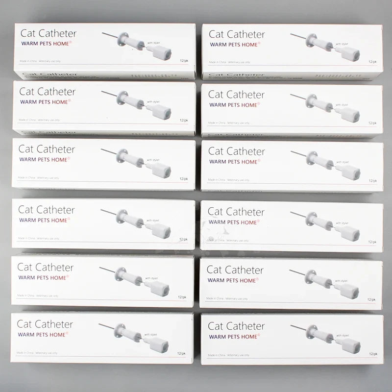 12pcs/48pcs/72pcs Cat Urinary Catheter With - ProPawPet.com