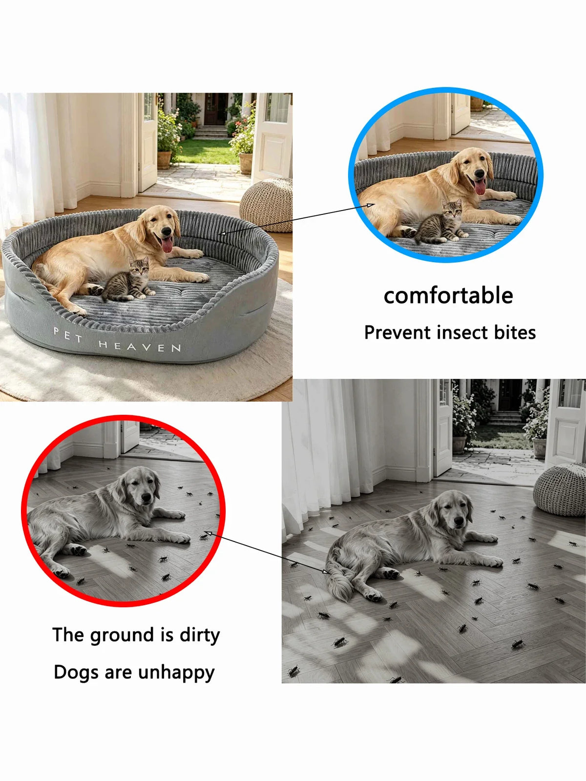 Pet Dog Supplies Dog Bed High Cushion Pet - ProPawPet.com
