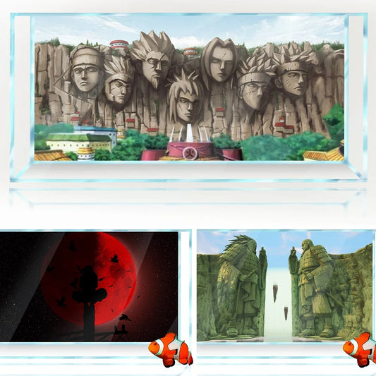 Aquarium Background Sticker - Ninja Cartoon - ProPawPet.com