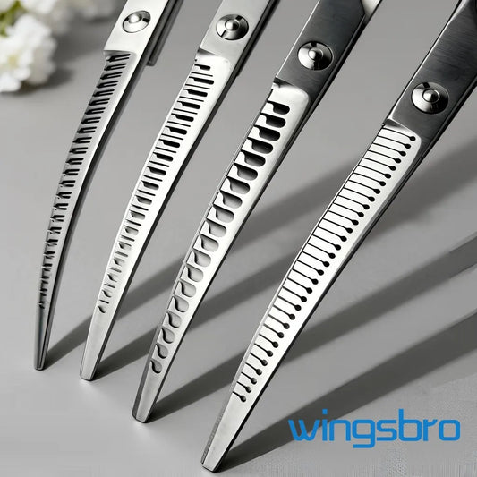 Wingsbro 8 Inch Dog Curved Drooming - ProPawPet.com