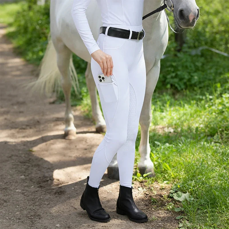 MXLLINA White Horse Riding Pants Women - ProPawPet.com