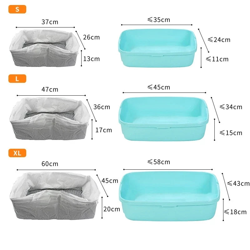 Reusable Cat Feces Filter Hands Free Pet Excrement Liners – Cat Supplies