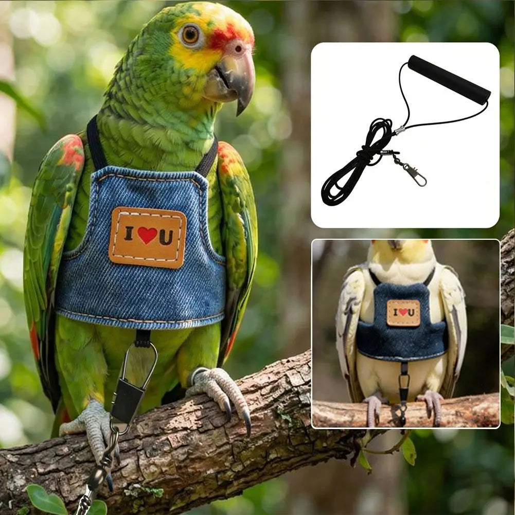 New Parrot Flying Harness Vest Comfortable - ProPawPet.com