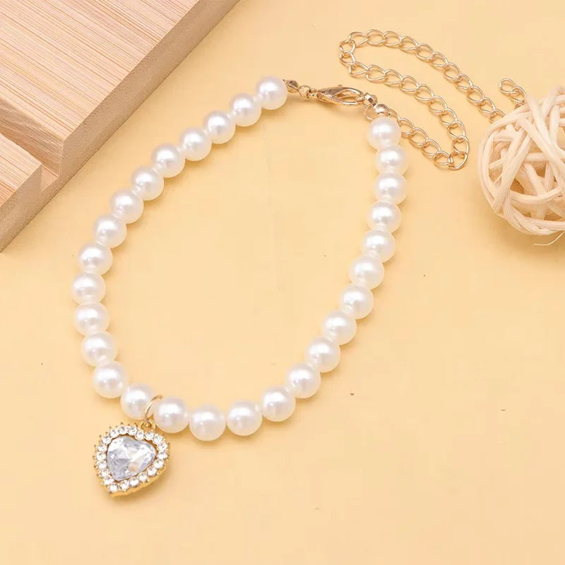 Pet Rhinestone Collar Adjustable Cat - ProPawPet.com