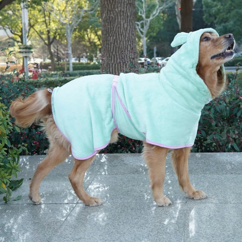 Microfiber Dog Bathrobe Super Absorbent Pet - ProPawPet.com