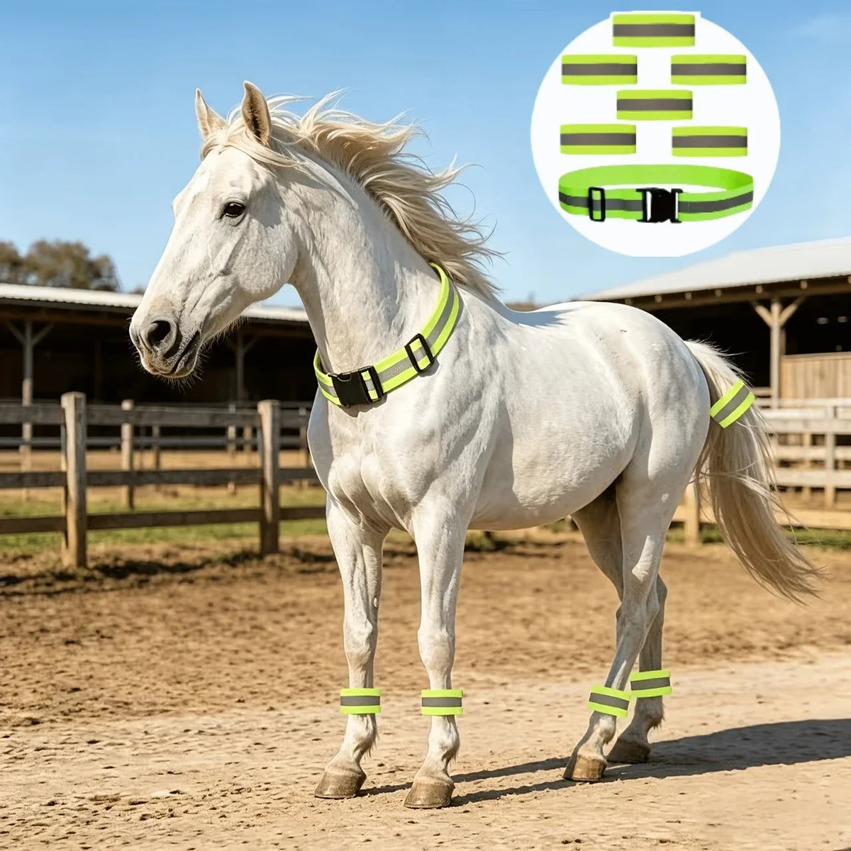 New 7 Pcs Horse Equine Tack Kit With - ProPawPet.com