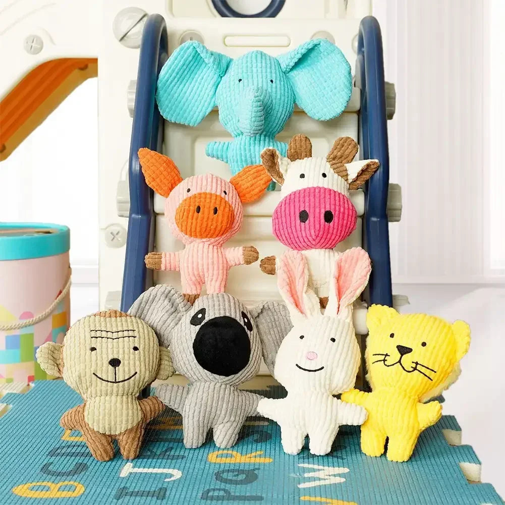 Plush Dog Toys Corduroy for Small Medium - ProPawPet.com