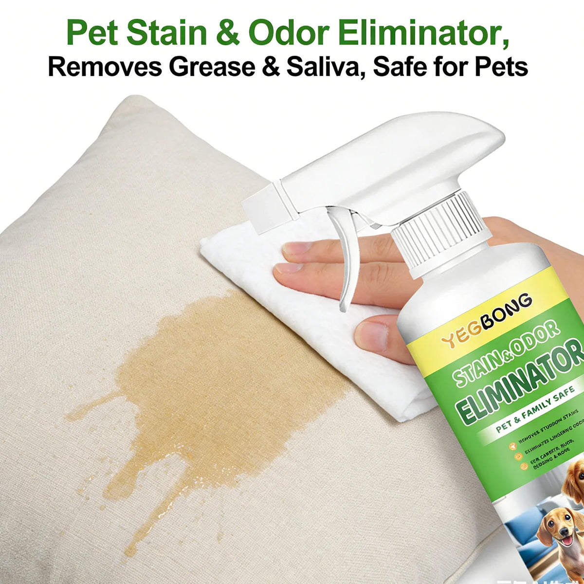 Pet Stain Remover Deep Cleaning Easily - ProPawPet.com