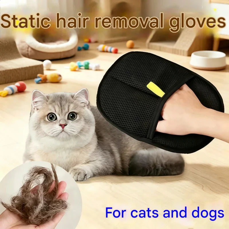 Electrostatic Pet Hair Remover Glove Dog Cat - ProPawPet.com