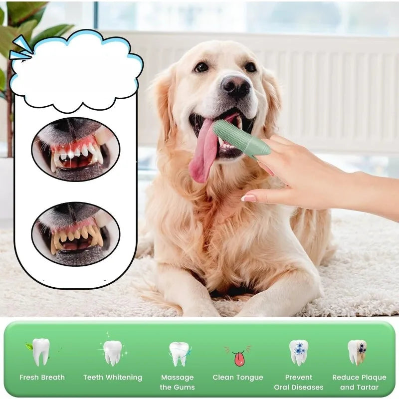 Pet Silicone Cleaning Nail Brush Finger - ProPawPet.com