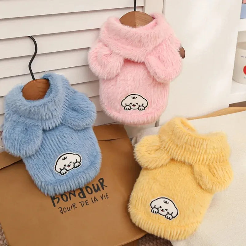 Fashion Cat Dog Hoodie with Buckle Winter - ProPawPet.com
