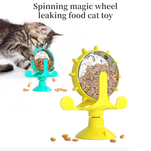 1×Dog Toys Cat Feeding Interactive Wheel - ProPawPet.com