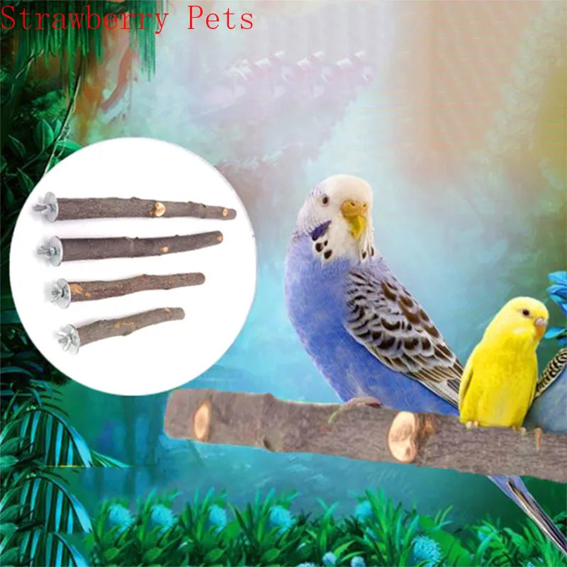 Natural Wood Pet Parrot Raw Wood Fork Tree - ProPawPet.com