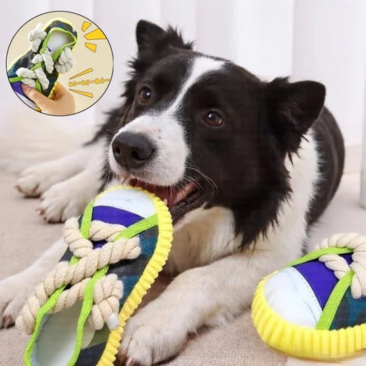 Dog Squeaky Toy Dog Toy Shoes Puppy Bite - ProPawPet.com