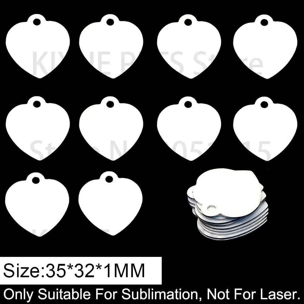 100Pcs Customize Sublimation Dog Tag Pet - ProPawPet.com