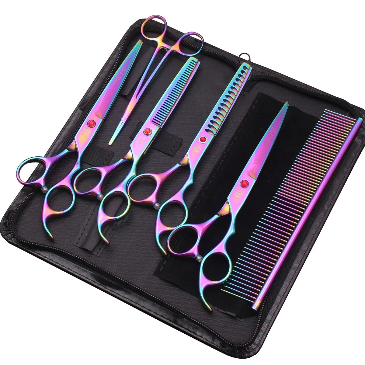 Purple Dragon Dog Grooming Scissors 6.5" 7" - ProPawPet.com