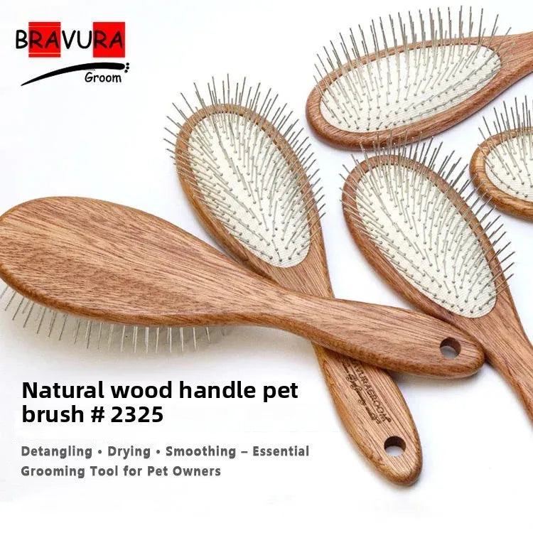 Pet Grooming Long-Pin Slicker Brush, Cushion - ProPawPet.com