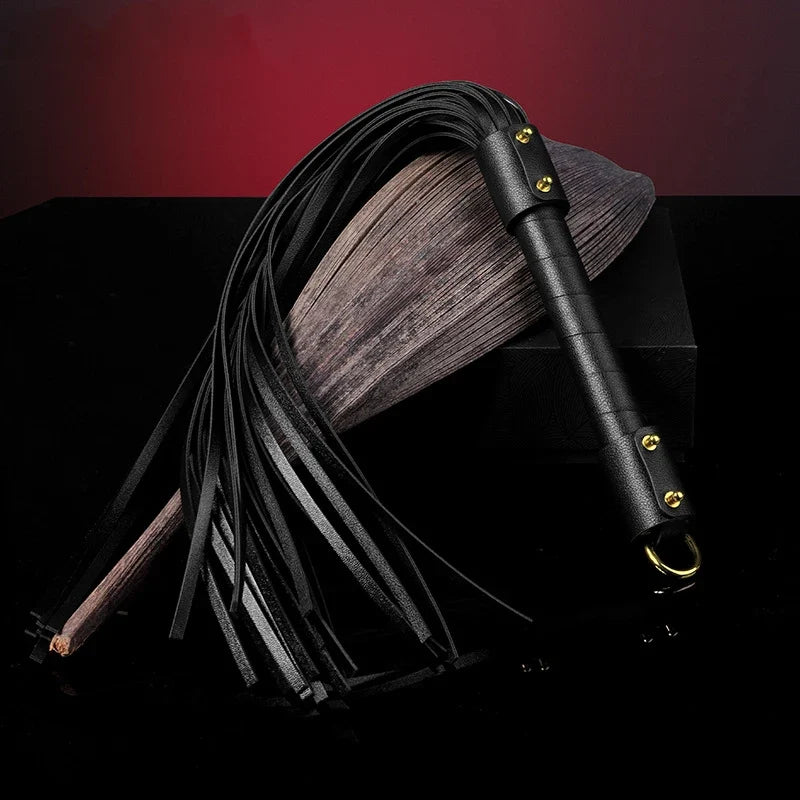 58cm Premium PU Leather Whip – Horse Supplies