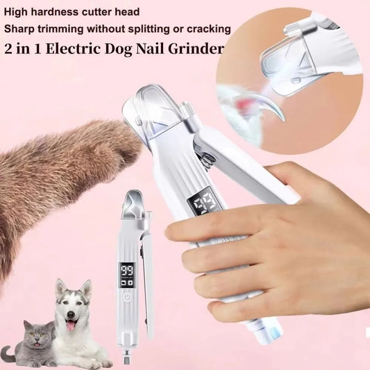 2 in 1 Electric Pet Nail Trimmer Portable - ProPawPet.com