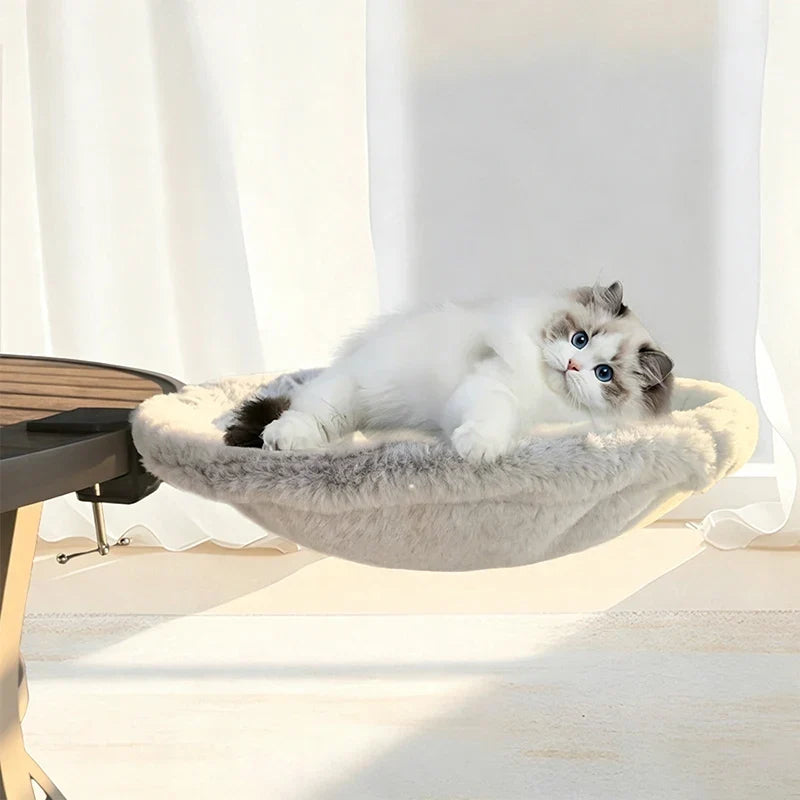 Cozy Cat Companion Desk Hammock‑Soft Plush - ProPawPet.com