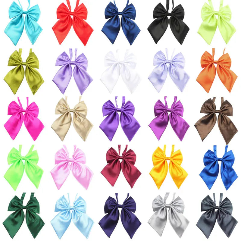 25/50/100pcs Solid Dog Bow Tie Adjustable - ProPawPet.com