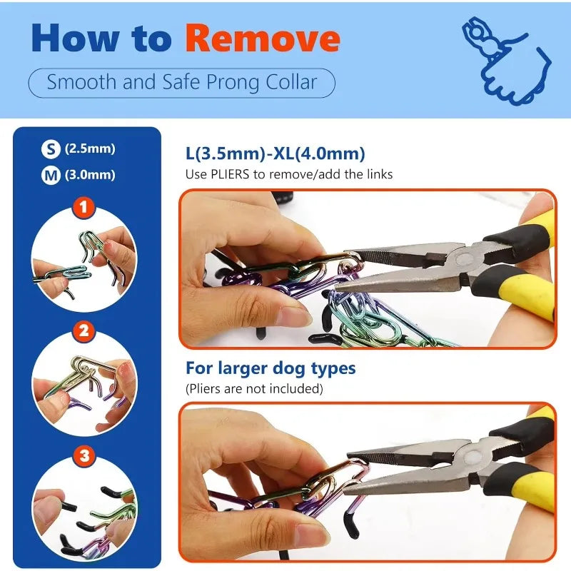 Metal Super Dog Prong Pinch Training Collar - ProPawPet.com