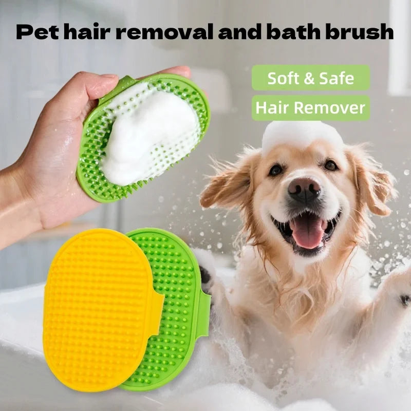 Silicone Dog Cat Bath Brush Soft Rubber - ProPawPet.com