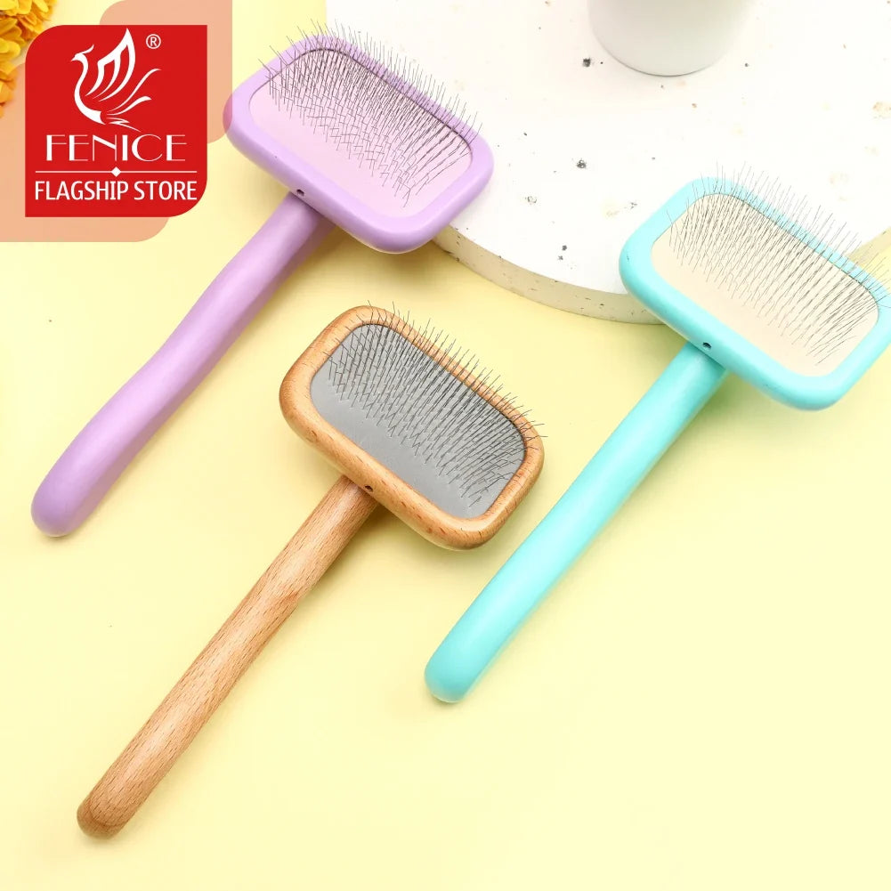 Fenice Pet Grooming Steel Shedding Long Comb - ProPawPet.com