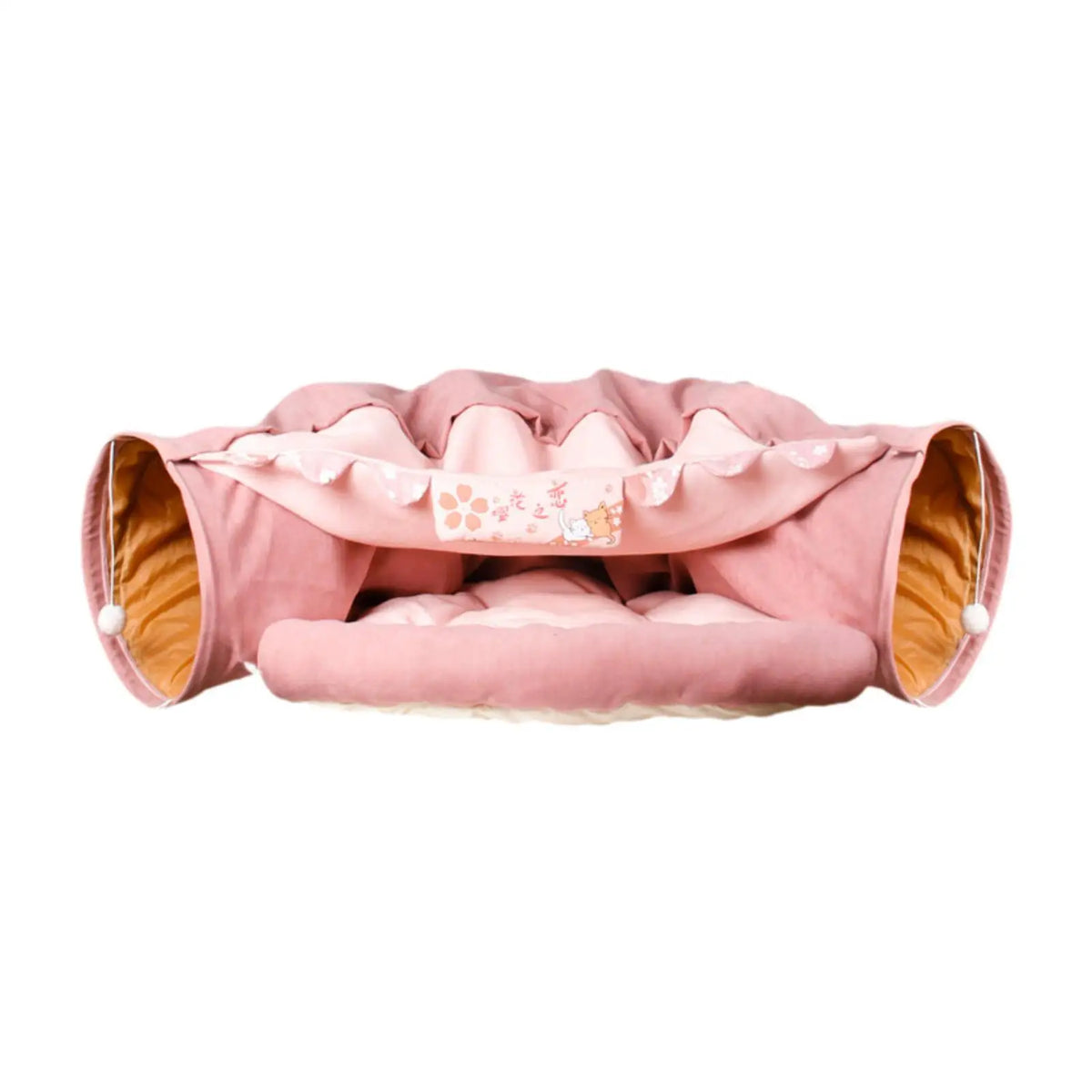 Cat Tunnel Interactive Toy Portable Playing Hut Comfortable – Cat Toys & Play