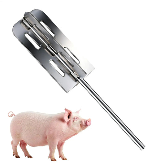 Hog Scraper Stainless Steel Drill Shaving - ProPawPet.com