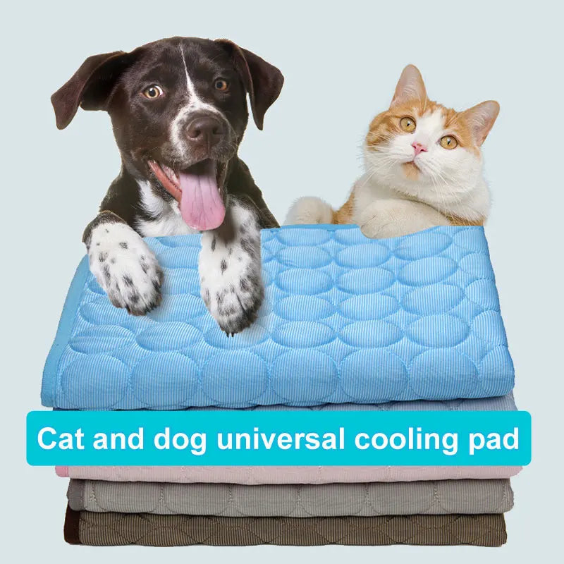 Summer Ice Silk Cool Pet Mat Thin Cat and - ProPawPet.com