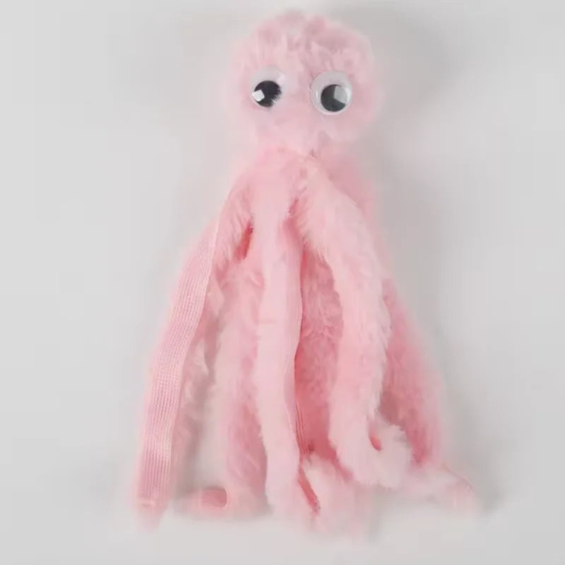 Interactive Octopus Plush Cat Plaything Bite Resistant Cute Pet