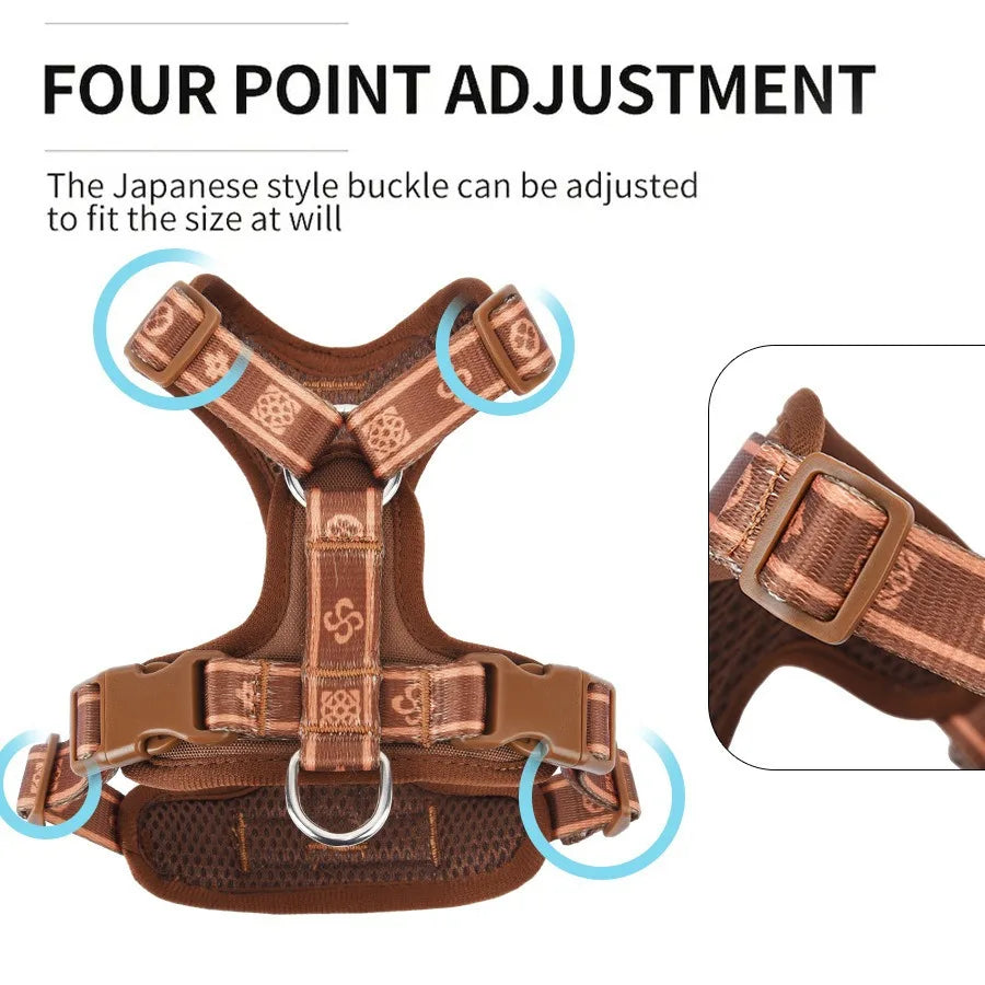 No-pull dog harness with reflective trim – view 7
