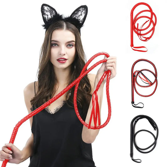 Horse Whip Faux Leather Handle Riding Crop - ProPawPet.com