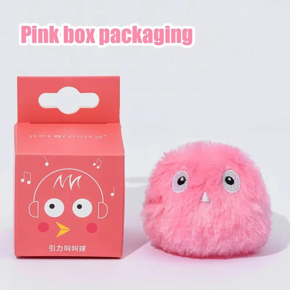 Interactive Smart Ball Plaything Plush Electric Catnip Sound Squeaky – 3 Colors