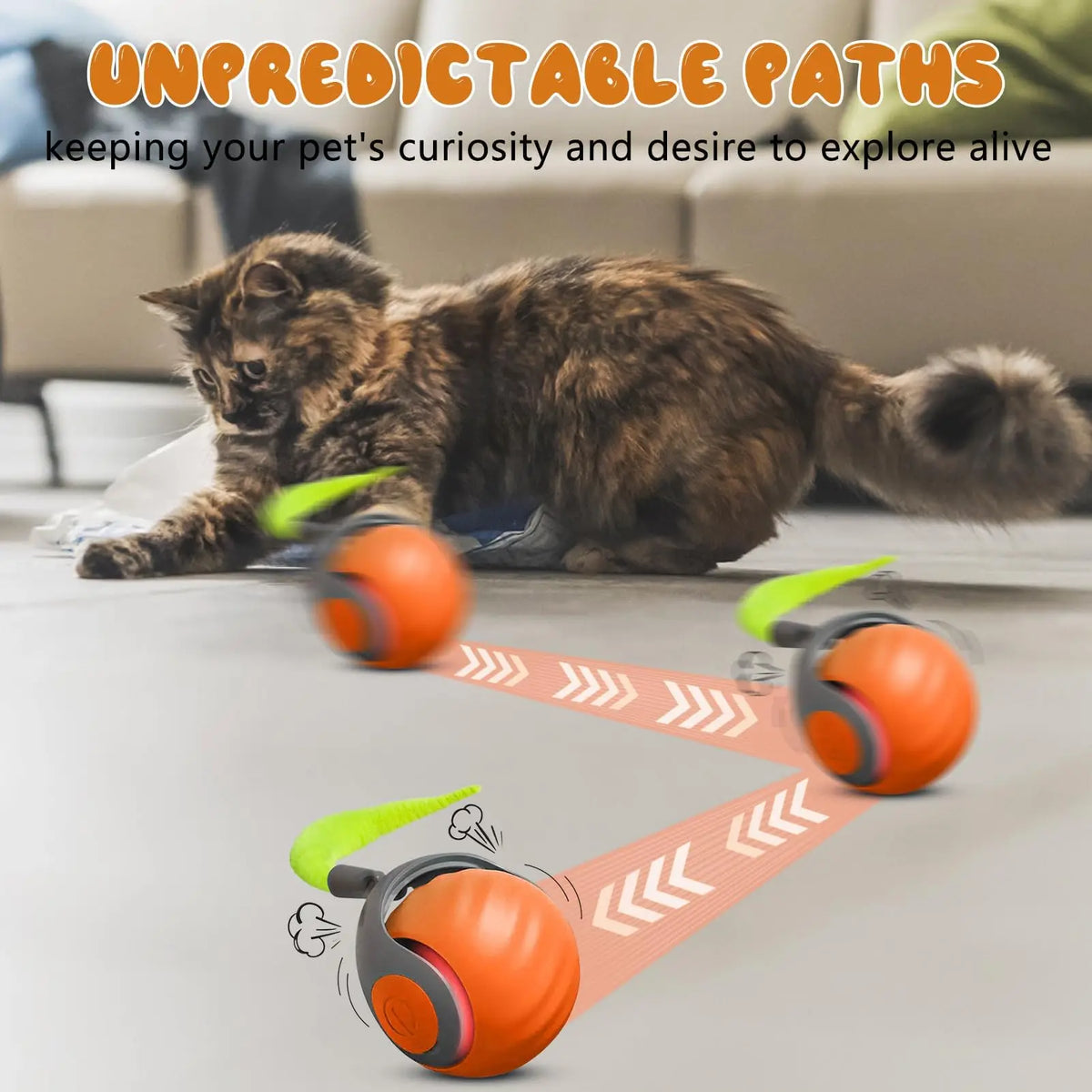 New Speedy Tail 2.0 Cat Toy Speedy Tail Cat - ProPawPet.com