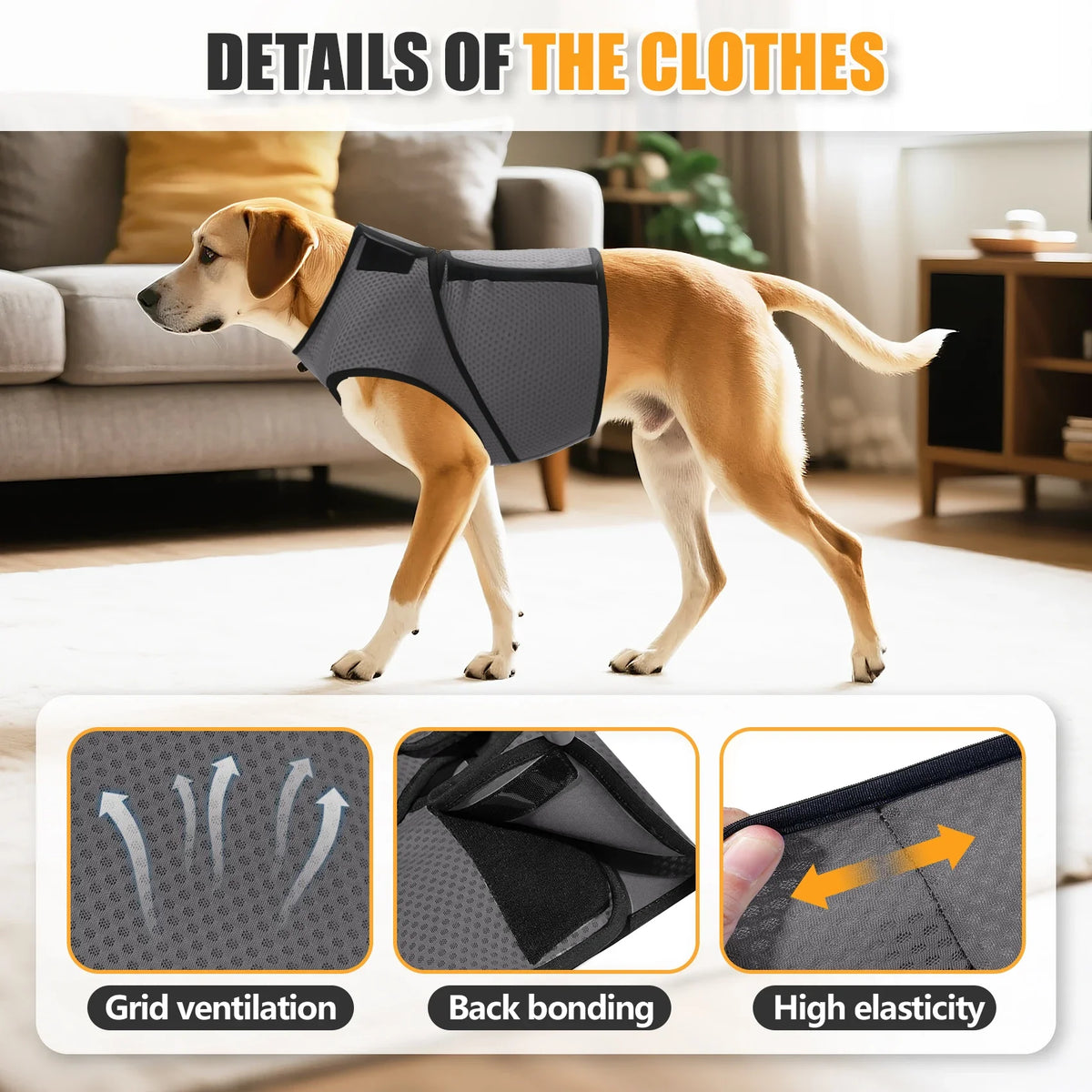 Dog Anxiety Jacket, Dog Coat for Thunder, - ProPawPet.com