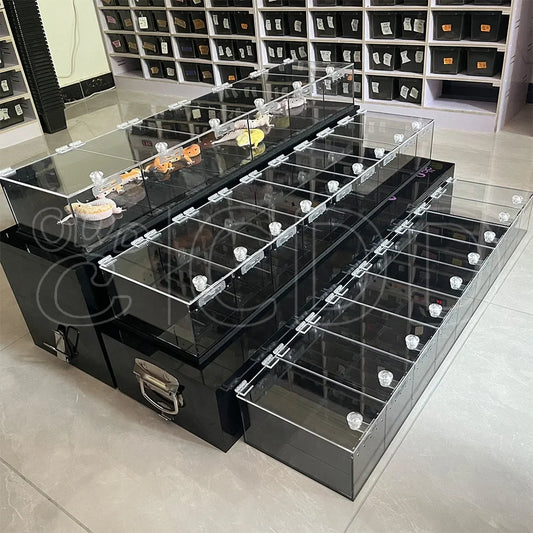 3-Layer Acrylic Transparent Luxury Black - ProPawPet.com