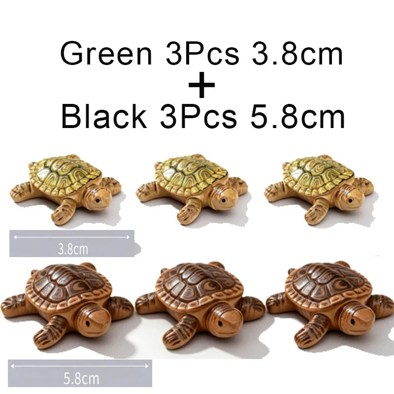 Cute Turtle Family Floating Ornaments – Reptile Accessories
