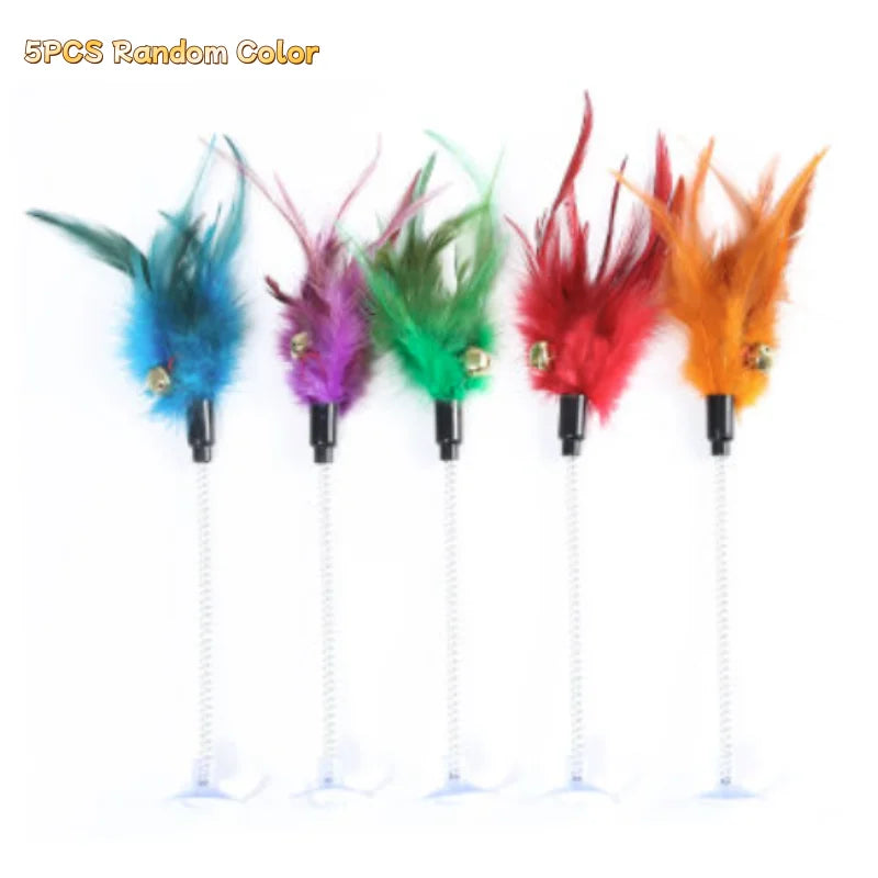 Interactive Swinging Mouse Plaything with Suction Cup for Small Pets