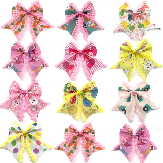 30/50pcs Easter Pet Puppy Collars Dog Bow - ProPawPet.com